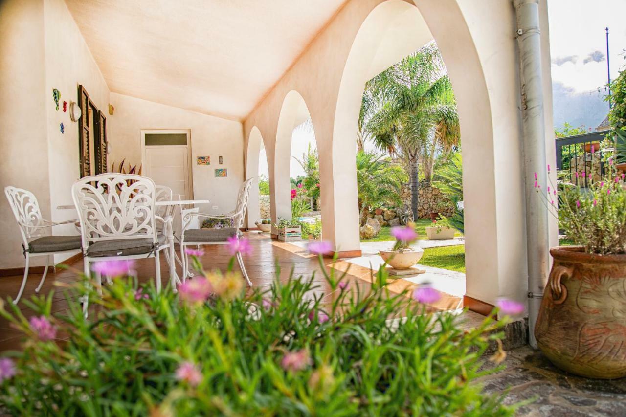 Villa Manzella Piscina Privata Чинизи Экстерьер фото