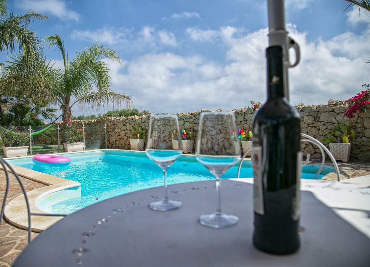 Villa Manzella Piscina Privata Чинизи Экстерьер фото